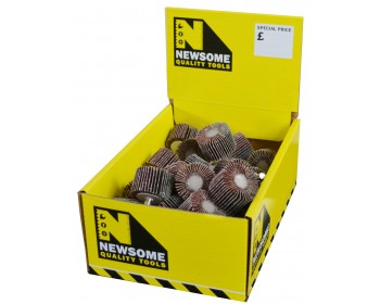 Box of 30mm x 20mm Miniature Aluminium Oxide Flap Wheels